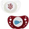 Chicco Ciuccio 16-36 mesi Air Lumi Physioforma Succhietto Luminoso in Silicone - Rosso