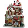 Lemax 35039 The Santa Shop - Edificio Illuminato - a Batteria