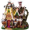 Lemax 45204 The Candy Witch Cottage - Edificio Illuminato - a Batteria