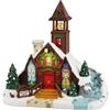 Lemax 45265 Bear Creek Chapel - Edificio Illuminato - a Batteria