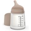 Suavinex Biberon Zero.Zero Flusso Lento - 180ml - Medium Nude