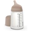 Suavinex Biberon Zero.Zero Flusso Medio - 270ml - Medium Nude