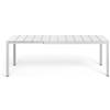 Nardi Tavolo Allungabile Rio Alu con Piano in Alluminio 85 x 140/210 cm - Bianco