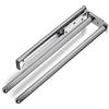 SOTECH Portasciugamani in alluminio TED 2 bracci cromo lucido (325-487 mm, estensibile, girevole) portasciugamani a parete telescopico adatto per bagno o cucina