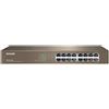 Tenda SWITCH BUSINESS TEG1016D - IEEE 802.3uxab, 16x Self Adjust RJ45 Gigabit, Capacit 32Gbps, Protez fulm 6KV su ogni porta