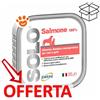 DRN Dog & Cat SOLO Salmone - Vaschetta Da 300 Gr - CONFEZIONE RISPARMIO
