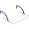 Gimi Radio Stendibiancheria per indumenti in Polietilene Da Termosifone, Stendino Per Calorifero, 52 X 34.5 X 18 Cm, Blu