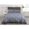 Rapport Home Balmoral - Set copripiumino singolo, colore: Argento/Poliestere-Cotone