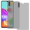 DasKAn 2 pellicole protettive in vetro temperato per la privacy, compatibili con Samsung Galaxy A41, anti-impronte, antigraffio, opaco, durezza 9H, in vetro temperato