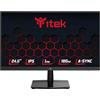 Itek monitor GGF - 24,5 Piatto, 1920x1080 FHD, Pannello IPS da 180Hz, Risposta 1ms, Collegamenti HDMI e DP, HDR, Adaptive Sync