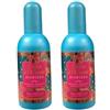 Tesori d'Oriente - Profumo Aromatico Ayurveda, dalla Fragranza Fresca e Floreale, Note di Bergamotto, Iris e Ambra, 100ml (Confezione da 2)