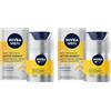 NIVEA Men Active Energy - Crema Viso Uomo, Idratante Rivitalizzante - 50 ml (Confezione da 2)