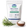 Imperial Feet Pediluvio di Qualità con Olio di Tea Tree e Sale di Epsom | Trattamento Anti Funghi per Unghie e Piede d'Atleta | Idratante e Deodorante | Esfoliante
