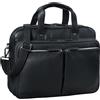 STILORD 'Remus' Grande Cartella da Professore in Pelle Borsa Ventiquattrore Portadocumenti PC 15,6 Pollici Vintage, Colore:nero