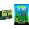 Exploding Kittens Zombie Kittens by Card Games for Adults Teens & Kids - Fun Family Games & Streaking Kittens Expansion Pack- Card Games for Adults Teens & Kids - Fun Family Games