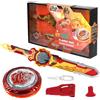 INFINITY NADO trottole Serie Split in metallo giocattolo, Battle Tops lanciatore, trottole ragazzi da 5 anni, Flaming Pack Blazing War Bear