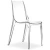 Ideapiu Idea SEDIE in POLICARBONATO, SEDIE in Polipropilene Sedia Vanity Chair in POLICARBONATO, Confezione da Quattro Pezzi