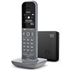 Gigaset CL390A Telefono Cordless con Segreteria Telefonica, Funzione Black List, Vivavoce, Display Ampio, Grigio [Versione Italiana]