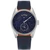 Seestern Sugess S451 Aventurine Regulator Automatico Acciaio Pelle Blu Orologio Uomo