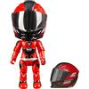 YGCHEN Motociclista Action Figure Transform Giocattolo Motocicletta Trasformabile Giocattoli Transform Caschi da Moto Figuren Modello di Moto Statuette da Collezione