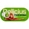 Delicius Filetti di Alici all' Olio di Oliva, 46g (Confezione da 6)