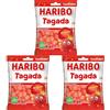 Haribo Tagada, Caramelle Gommose, Gusto Frutta, Ideali per Feste e Dolci Momenti Di Relax - 175gr (Confezione da 3)