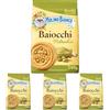 Mulino Bianco Biscotti Baiocchi al Pistacchio, Biscotti con Pistacchio e Pastafrolla Ideali per Colazione o Merenda, Senza Olio di Palma, 1 Sacchetto da 240g (Confezione da 4)