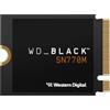 WD_BLACK SN770M WDBDNH5000ABK-WRSN - SSD M.2 2230 NVMe da 500 GB per dispositivi di gioco portatili, velocità fino a 5.150 MB/s, TLC 3D NAND, ideale per Steam Deck e Microsoft Surface