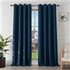 Joydeco Tende Oscuranti per Interni 2 Pezzi L 140 x A 260, Tende Termiche Isolanti con Occhielli per Soggiorno e Camera da Letto Moderne Blackout Curtains, Blu Navy