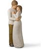 CUNTAUK Statuetta di coppia, statuetta d'amore, regalo per matrimonio, coppia romantica, ottimo regalo per anniversario, San Valentino, compleanno