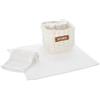 Casatessile Set Lavette Bagno con Cestino Memphis Asciugamani Ospiti, Lavette Spugna Cotone per Viso Bidet, Bambini - Bianco