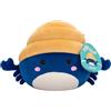 Squishmallows SQCR06609 - Peluche ufficiale Jazwares Lenore il cancro, 19 cm