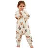 HAHASHOW Sacco Nanna Invernale 2.5 Tog per Bambini 3-4 Anni, Bianco