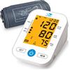 BerkeMed Misuratore di Pressione Arteriosa da Braccio digitale,Monitor digitale automatico BP domestico, Bracciale Regolabile(22-32cm),monitor per la pressione del sangue,2x99 Set di Memoria per
