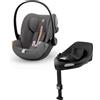 CYBEX Cloud G i-Size inclusivo CYBEX Base ISOFIX, Base G, Lava Grey Plus