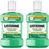 Listerine Colluttorio Denti e Gengive, Gusto Delicato Senza Alcool alla Menta, Confezione da 2 Litro