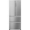 Haier HFR3718ENM - Frigorifero americano, 402 litri, No Frost, colore Inox, Classe energetica E