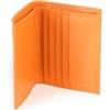 BEDETTI Elegante Portafoglio da Uomo in Pelle con Apertura a Libro e Portacarte Integrato (Giallo)