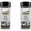 UBENA, Pepe Nero Macinato, Adatto a Piatti Dolci e Salati, Preparazioni Fredde e Calde, Formato Vasetto da 38 gr (Confezione da 2)