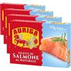 Auriga Filetti di Salmone Naturale Gr.115 (Confezione da 4)