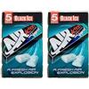 Vigorsol Air Action Black Ice Chewing Gum, Gomme da Masticare Senza Zucchero, Gusto Liquirizia, Confenzione da 5 Stick (Confezione da 2)