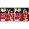 BE-KIND Barretta al Gusto di Noci Pecan Glassate allo Sciroppo d'Acero e Sale Marino, Snack Senza Glutine, 1 Confezione x 12 Barrette da 40 g (Confezione da 2)