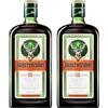 Jägermeister 70cl - Liquore a base di 56 Botaniche, invecchiato in botte. Da servire ghiacciato. 35% Vol (Confezione da 2)