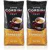 CAFFÈ CORSINI 1950 Caffè Corsini - Caffè in Grani Espresso, Miscela dal Gusto Intenso e Cremoso, 1 Kg (Confezione da 2)
