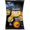 Riso Scotti Venere Snack Curcuma e Pepe, Riso Integrale, Snack Croccante e Gustoso Non Fritti per Pause ed Aperitivi, Senza Glutine, 100% Vegetale, 50g (Confezione da 6)
