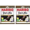 Haribo Dark Mix, Caramelle Gommose Miste, Gusto Liquirizia, Ideali Per Feste E Dolci Momenti Di Relax - 175gr (Confezione da 2)