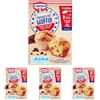 Cameo Preparato per Muffin con Gocce di Cioccolato, Facile da Preparare, Miscela per Impasto e Stampini Inclusi nella Confezione, Preparato per 12 Muffin, Senza Coloranti, 370 g (Confezione da 4)