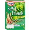 Cameo Snack Friends Sticks 100 g, Biscotti Salati per Aperitivi, Fragranti Stuzzichini con Granelli di Sale in Superficie da Gustare in un Pratico Astuccio per 100 g Complessivi (Confezione da 6)