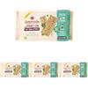 Doria Semplicissimi Doria Crackers Spinaci e Semi di Teff Tostati - 280g (Confezione da 4)