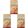 Mulino Bianco Mini Fette con Mirtilli Rossi e Mandorle con Farina Integrale, Ricche di Fibra, Fette Biscottate Integrali Senza Olio di Palma, Ideali per Pausa Golosa o Colazione, 90 g